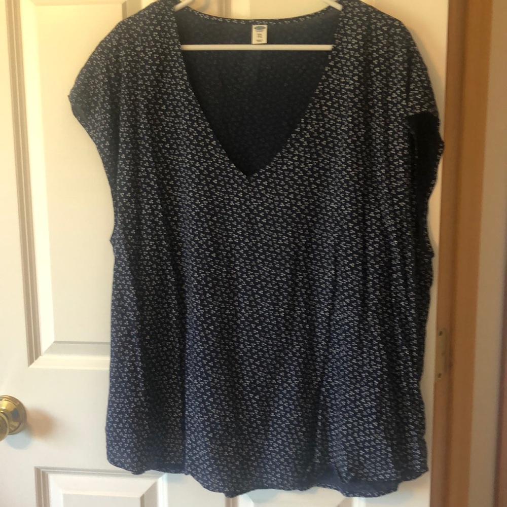Old Navy V-neck Printed Shirt